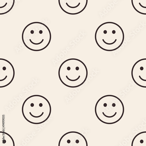 Smile lines seamless pattern.