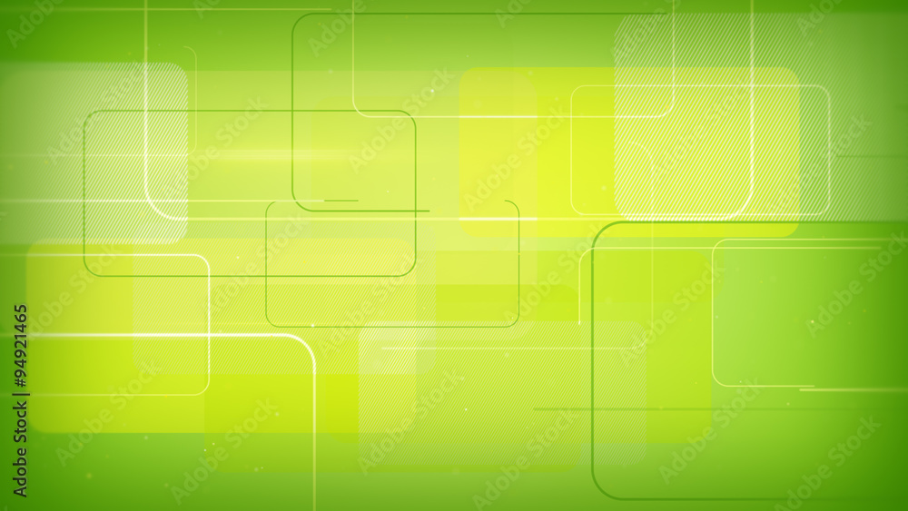 green rectangular shapes technology background