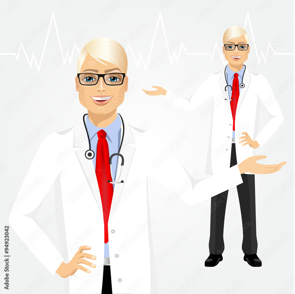male hipster doctor holding something male hipster doctor holding something