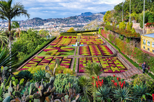 Botanical garden in Funchal, Madeira, Portugal