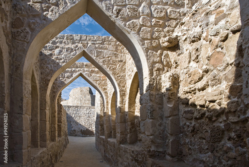 Bahrain, Manama , the Portuguese fort of the XVI century also known as Bahrai...