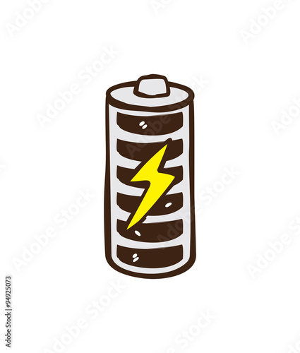 cartoon battery