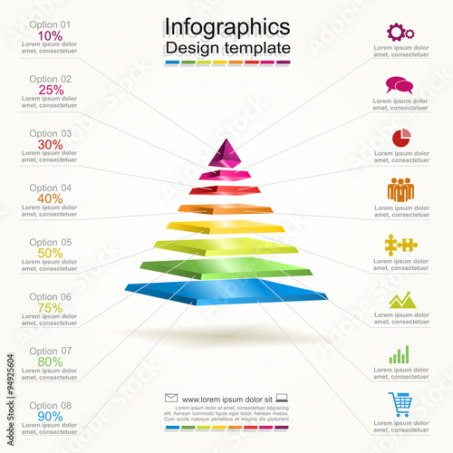 Infographic design template. Vector illustration.