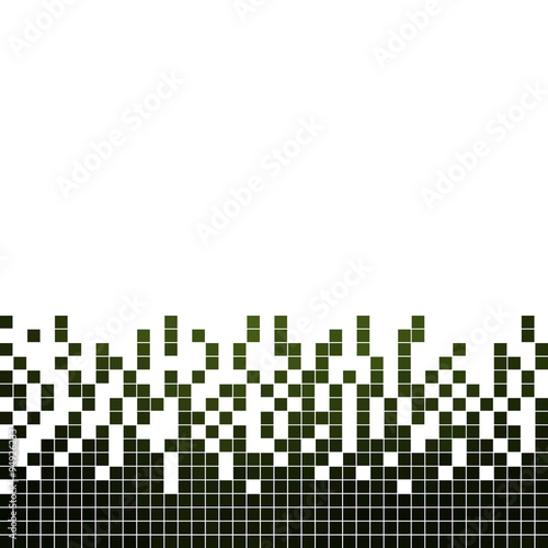 abstract vector square pixel mosaic background