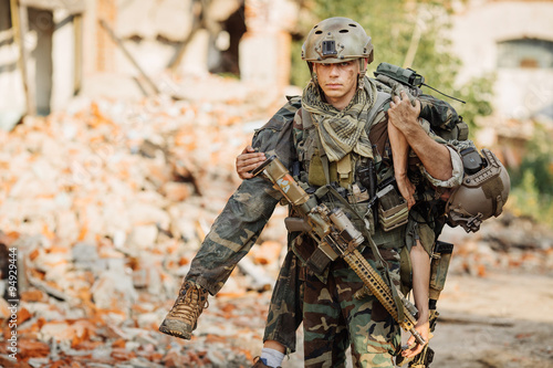 Фотография Private Military Contractor during the rescue operation
