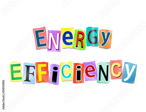 Energy efficiency concept.