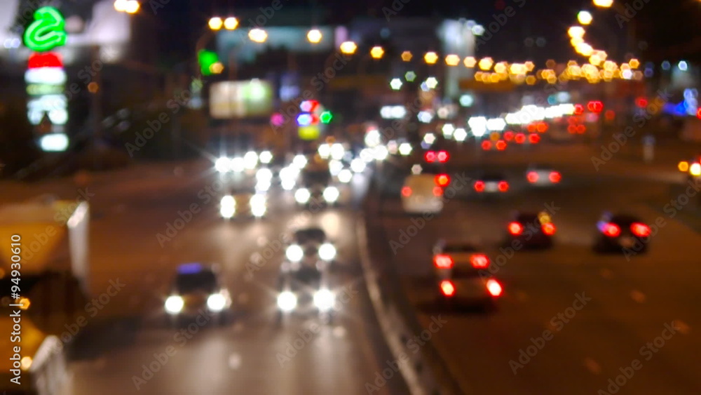 Bokeh light in the city for background Bokeh light in the city for background