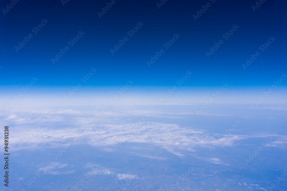 Skyline View above the Clouds from air plane. Sky background Skyline View above the Clouds from air plane. Sky background
