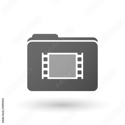 Isolated binder with a film photogram
