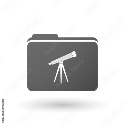Isolated binder with a telescope
