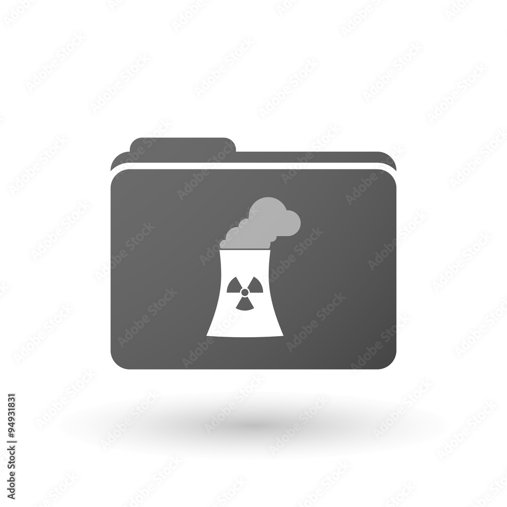 Isolated binder with a nuclear power station Isolated binder with a nuclear power station