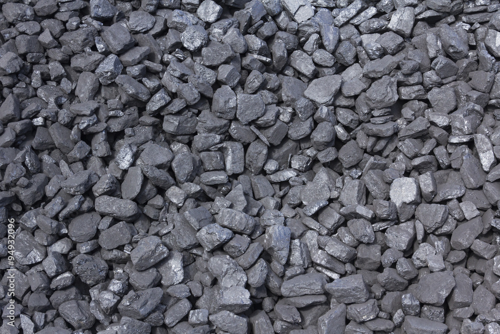 Heap of coal full frame Heap of coal full frame