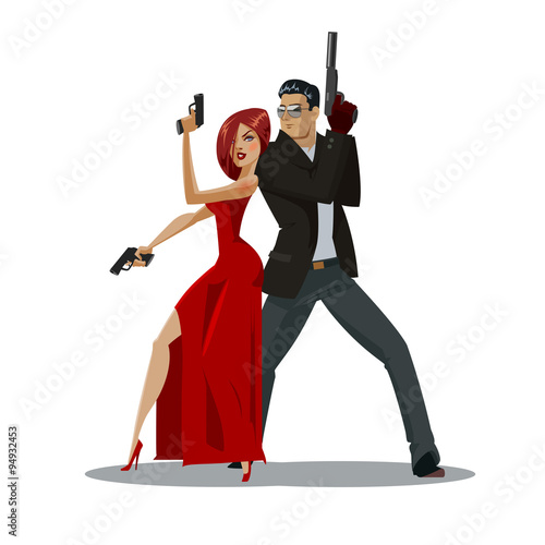 Team of secret agents