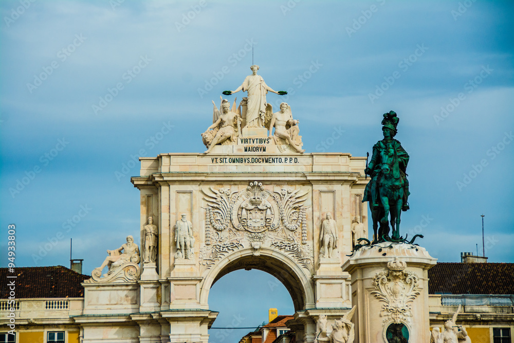 Fototapeta premium Placa do Comercio lisboa