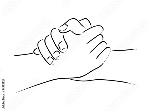 Hand Gesturing Friendship