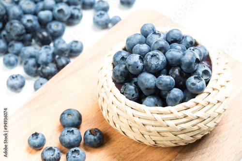 Wallpaper Mural Blueberry isolated Torontodigital.ca