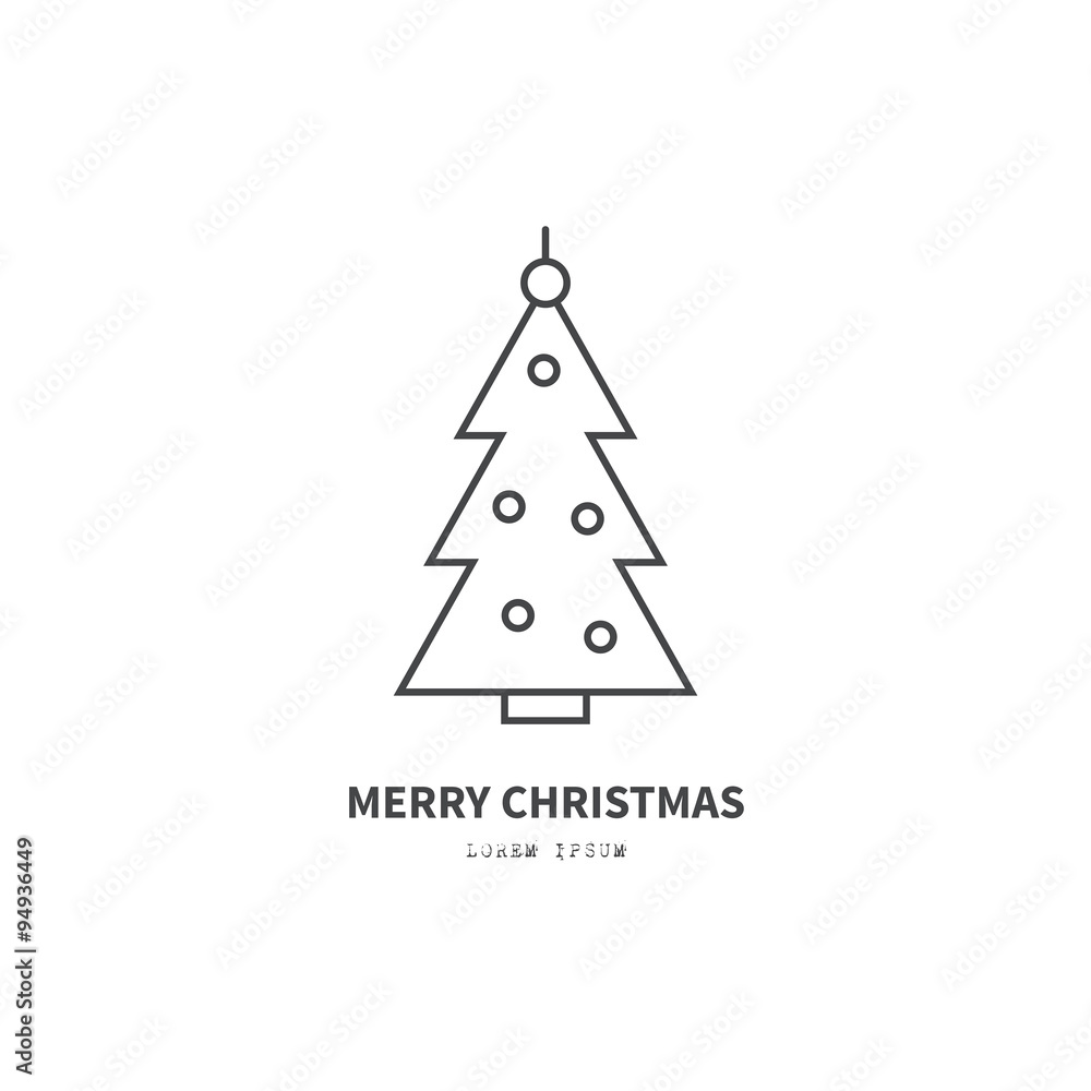 Fototapeta premium Holiday Logos