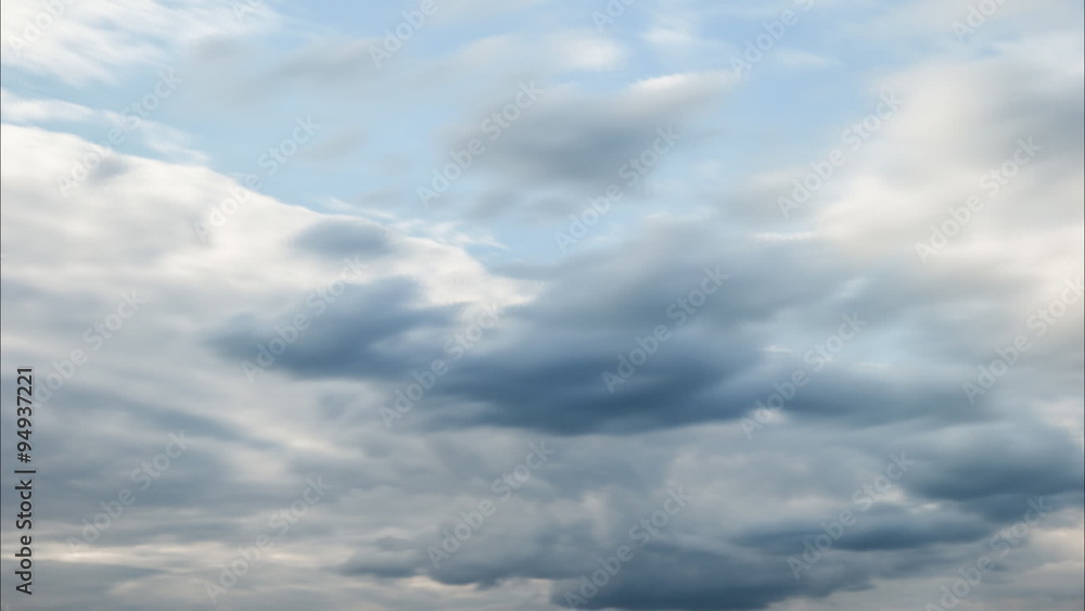 timelapse of running clouds timelapse of running clouds