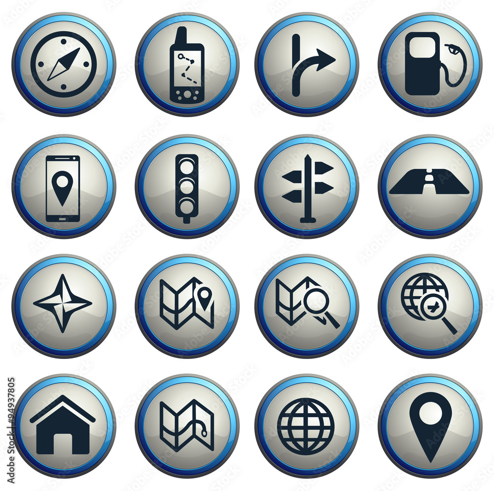 Navigation simply icons Navigation simply icons