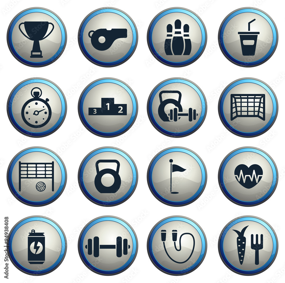 Sport simply icons Sport simply icons