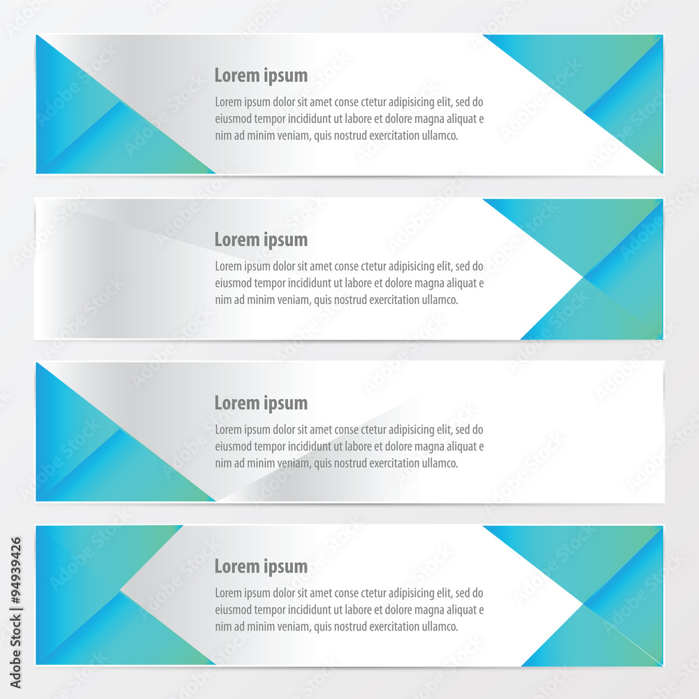 banner polygons design blue color banner polygons design blue color
