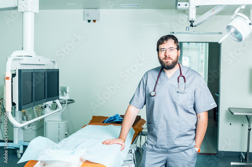 the doctor in the operating room