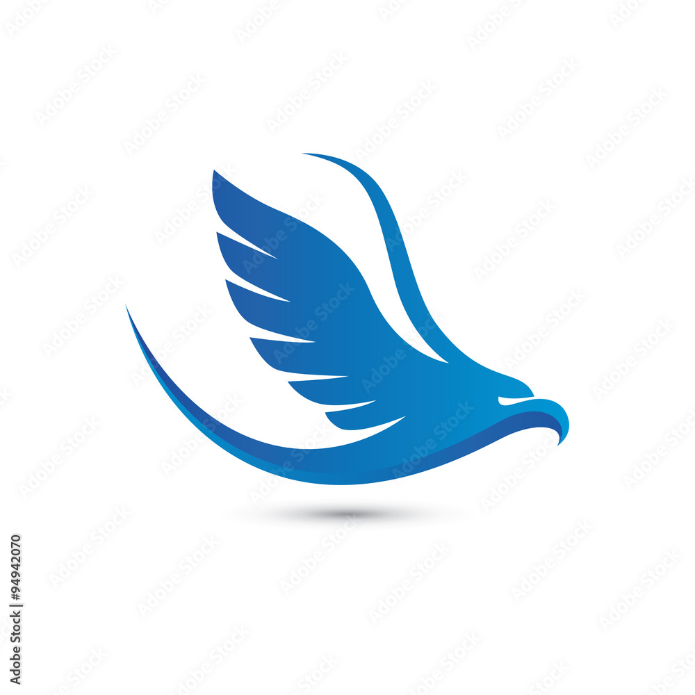 Flying Blue Eagle Logo Flying Blue Eagle Logo