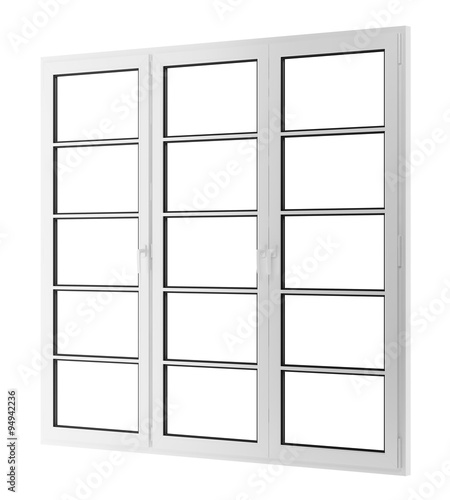 window isolated on white background
