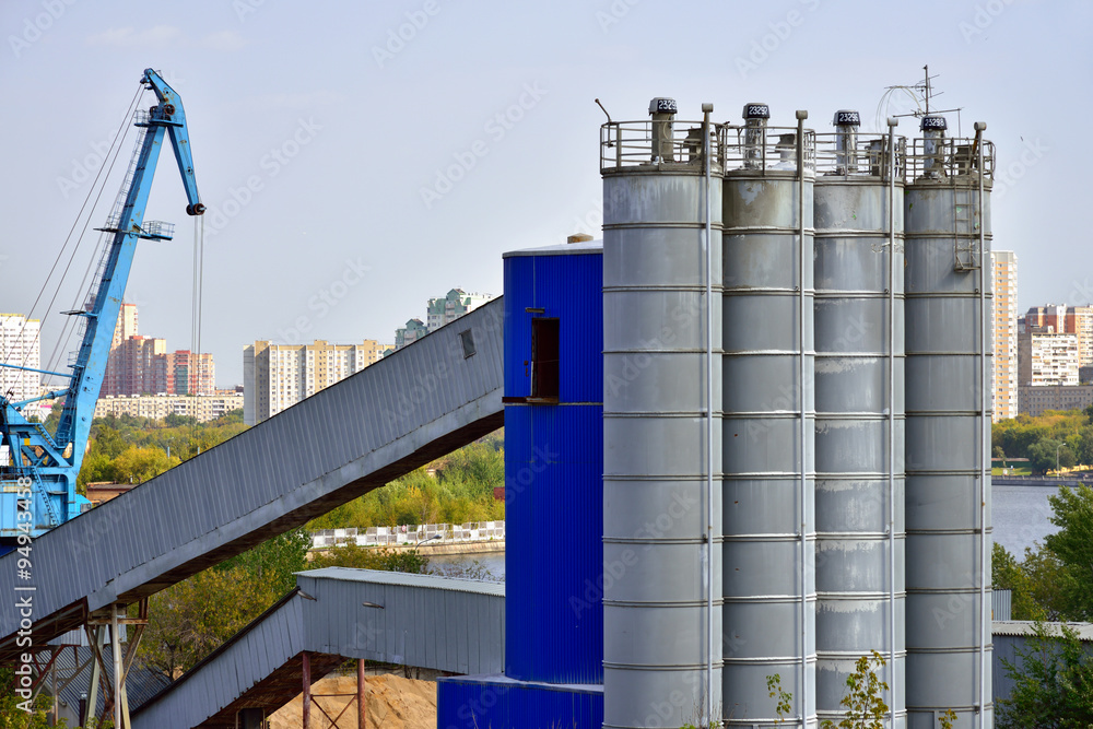 Obraz premium Industrial zone, Moscow