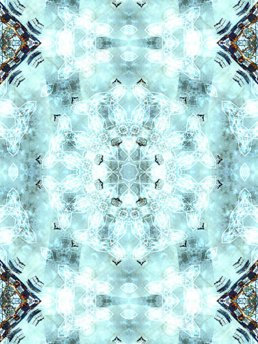 Light grey abstract kaleidoscope