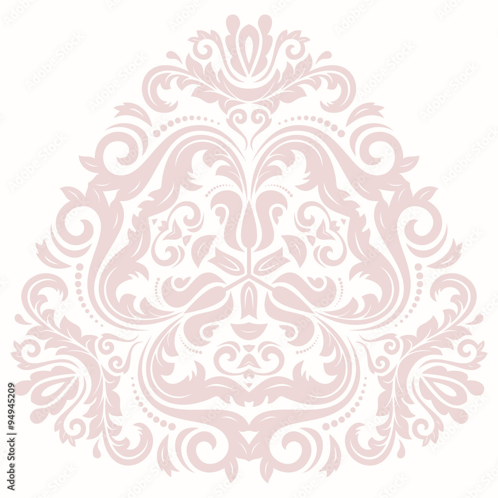 Damask Vector Oriental Pattern Damask Vector Oriental Pattern
