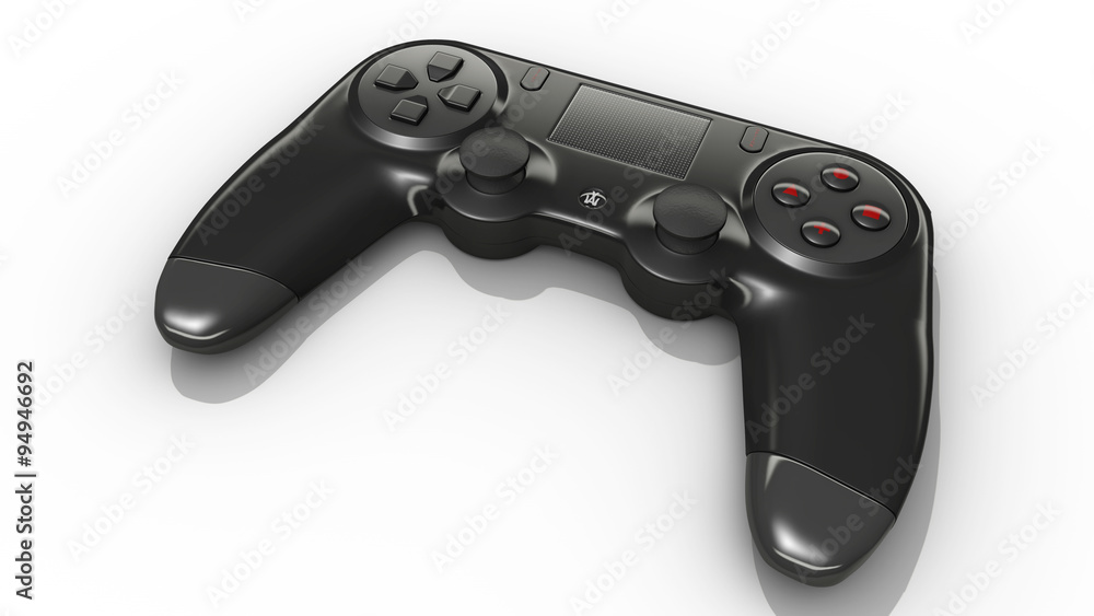 manette de jeux vidéo noire manette de jeux vidéo noire