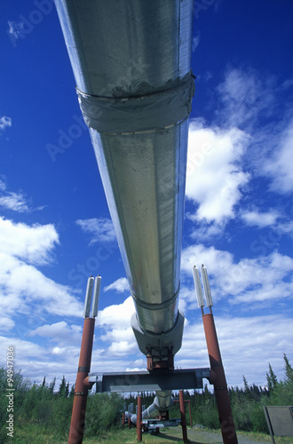 Trans-Alaska Pipeline at Route 4, near Paxson, AK photo