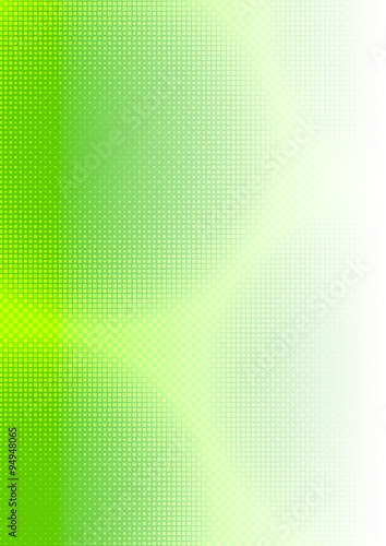 Abstract Green Squared Back...