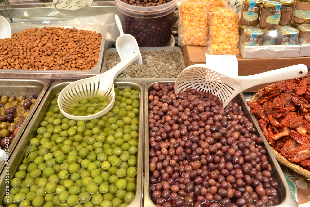 Oliven auf dem Markt