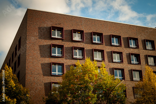 Brick building in Hamburg