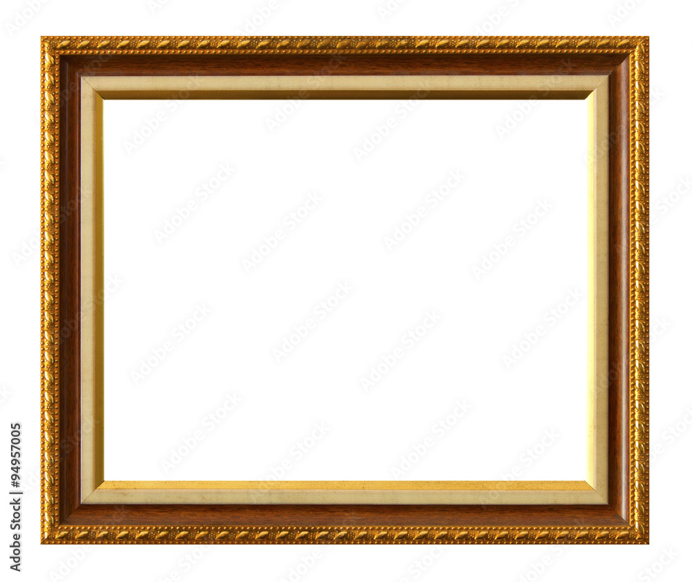 Antique frame isolated on the white background. Antique frame isolated on the white background.