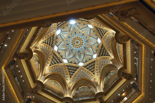 Photography Dome decoration in Emirates Palace Hotel, Abu Dhabi