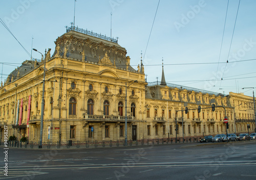 Łódź, Polska, Urząd miasta w dawnym pałacu Poznańskiego photo