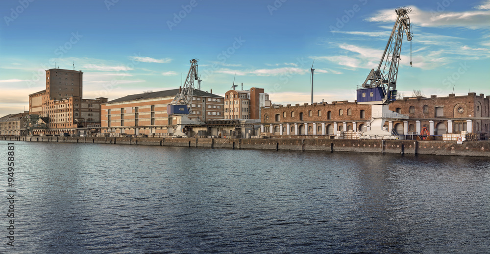 inland industrial river port