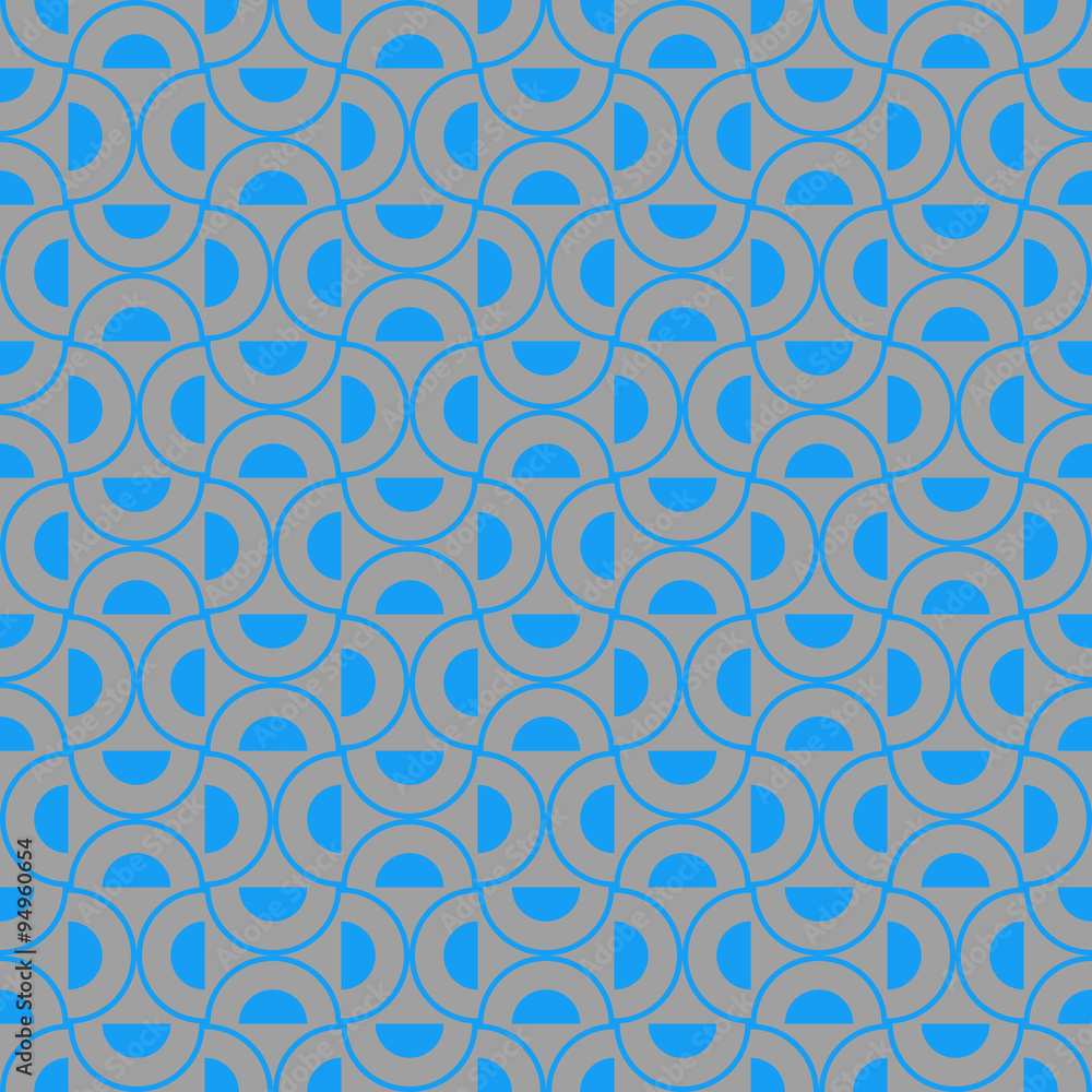 seamless half circle pattern