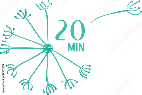 Beautiful silhouette female face