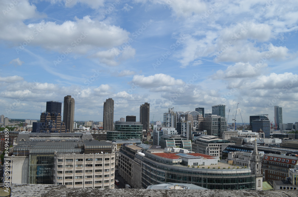 View over London city from Saint Paul's cathedral View over London city from Saint Paul's cathedral
