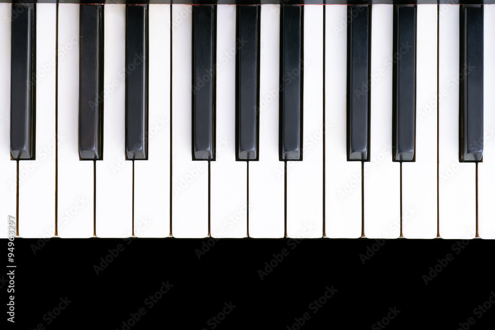 Ancient piano keyboard Ancient piano keyboard