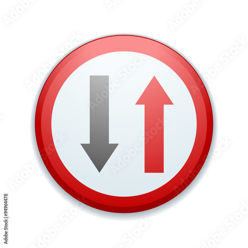 Free Download Give way to oncoming traffic - GFXLoad