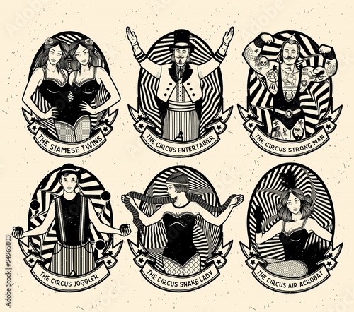 Pattern of the circus.