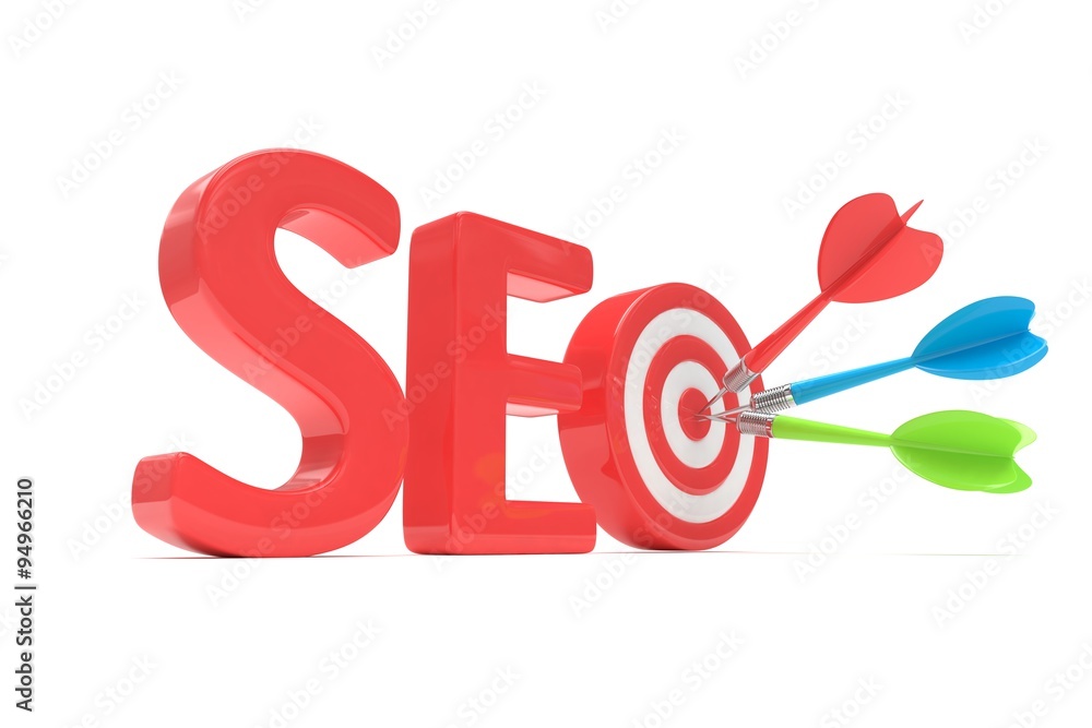 SEO concept. 3D illustration. SEO concept. 3D illustration.