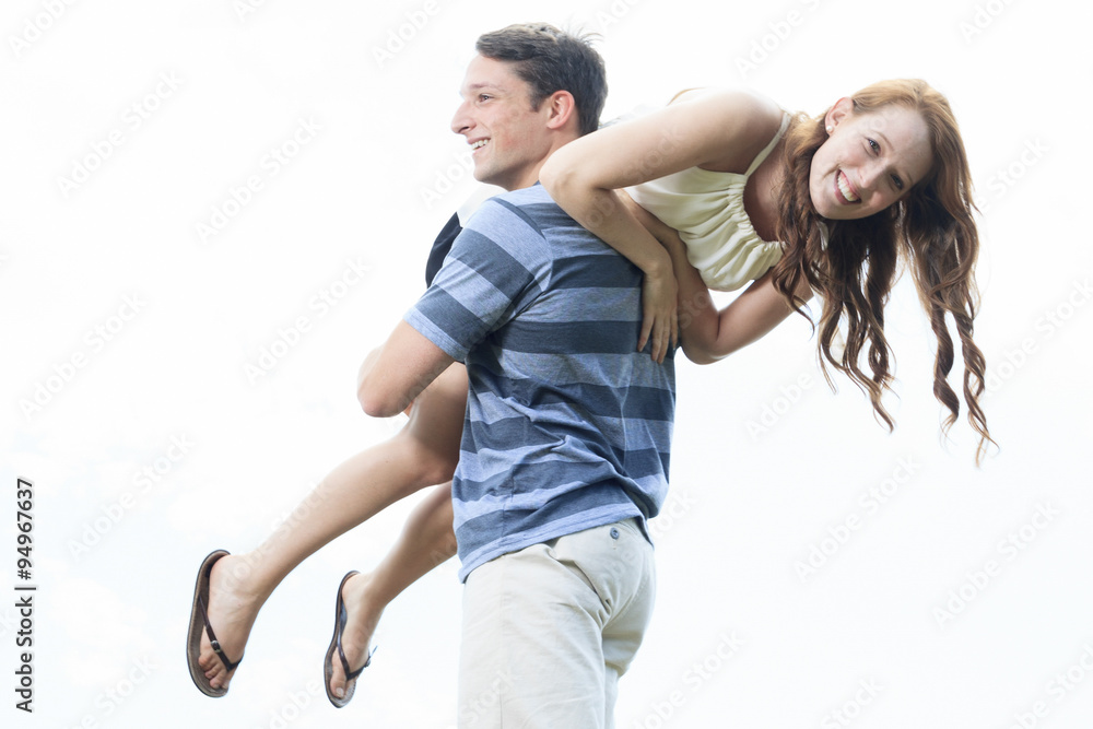 couple outside having fun together outside couple outside having fun together outside