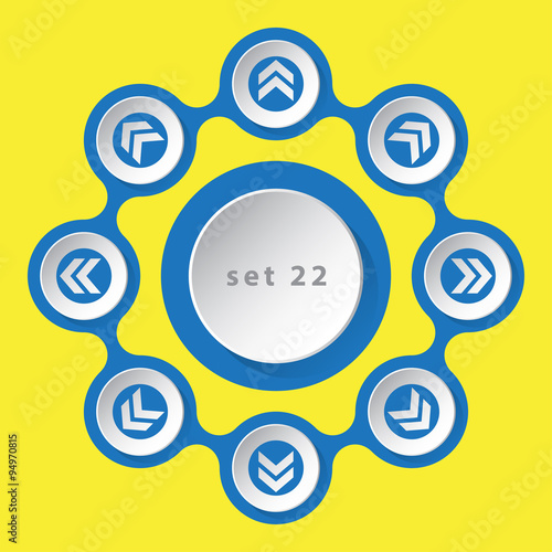 icons - arrows in eight directions