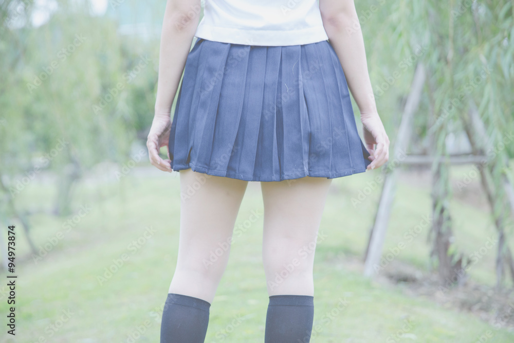 asian girl student in school uniform asian girl student in school uniform